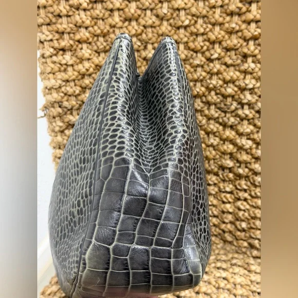 Longchamp Roseau Tote Crocodile-Embossed Leather - Picture 5 of 11